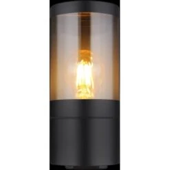 Globo Außenleuchte 1-flammig Schwarz Matt Rauchfarben 102 X 240 Mm -Globo Lighting 9007371437757 3749 S 05