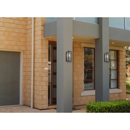 Globo Außenleuchte 1-flammig Schwarz Matt 12 Cm X 32 Cm 7 Globo Außenleuchte 1-flammig Schwarz Matt 12 Cm X 32 Cm – Bild 5