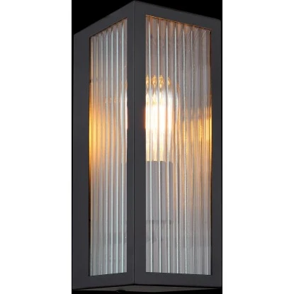 Globo Außenleuchte 1-flammig Schwarz Matt 12 Cm X 32 Cm 4 Globo Außenleuchte 1-flammig Schwarz Matt 12 Cm X 32 Cm – Bild 2