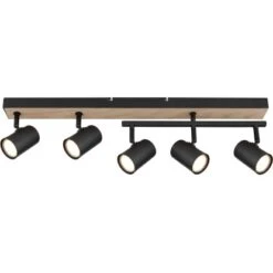 Globo Strahler Robby 5-flammig Schwarz Matt 700 X 350 X 180 Mm -Globo Lighting 9007371438143 3749 S 03