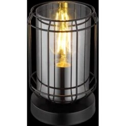 Globo Tischlampe Kammi 1-flammig Schwarz 131 X 200 Mm -Globo Lighting 9007371438259 3749 S 02