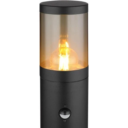 Globo Außenleuchte 1-flammig Schwarz Matt Ø 14 Cm X 50 Cm 6 Globo Außenleuchte 1-flammig Schwarz Matt Ø 14 Cm X 50 Cm – Bild 4