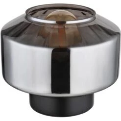 Globo Tischlampe 1-flammig Schwarz Matt-Rauchfarben 180 X 145 Mm -Globo Lighting 9007371438358 3749 4