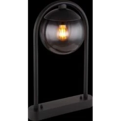 Globo Außenleuchte 1-flammig Schwarz Matt-Rauchfarben 319 X 450 Mm -Globo Lighting 9007371438389 3749 4