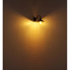 Globo Wandlampe Diana 1-flammig Schwarz Matt 220 X 180 Mm -Globo Lighting 9007371439119 3749 S 06