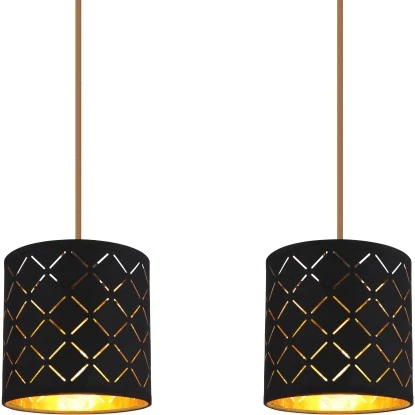 Globo Pendelleuchte Clarke 3-flammig Schwarz 700 X 150 X 1200 Mm 12 Globo Pendelleuchte Clarke 3-flammig Schwarz 700 X 150 X 1200 Mm – Bild 10