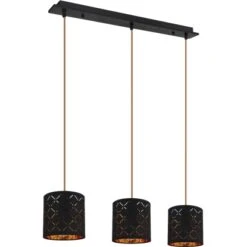 Globo Pendelleuchte Clarke 3-flammig Schwarz 700 X 150 X 1200 Mm 15 Globo Pendelleuchte Clarke 3-flammig Schwarz 700 X 150 X 1200 Mm -Globo Lighting 9007371439126 3749 S 03