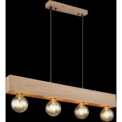 Globo Pendelleuchte Erna 4-flammig Dunkelbraun 800 X 60 X 1200 Mm 16 Globo Pendelleuchte Erna 4-flammig Dunkelbraun 800 X 60 X 1200 Mm -Globo Lighting 9007371439140 3749 S 02