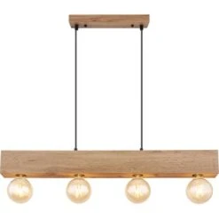 Globo Pendelleuchte Erna 4-flammig Dunkelbraun 800 X 60 X 1200 Mm 15 Globo Pendelleuchte Erna 4-flammig Dunkelbraun 800 X 60 X 1200 Mm -Globo Lighting 9007371439140 3749 S 04