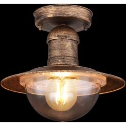 Globo Außenleuchte Linda 1-flammig Rostfarben 236 X 215 Mm 13 Globo Außenleuchte Linda 1-flammig Rostfarben 236 X 215 Mm -Globo Lighting 9007371439324 3749 S 02