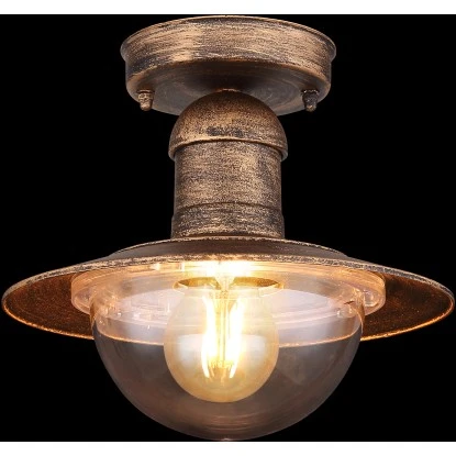 Globo Außenleuchte Linda 1-flammig Rostfarben 236 X 215 Mm 6 Globo Außenleuchte Linda 1-flammig Rostfarben 236 X 215 Mm – Bild 4