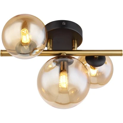 Globo LED-Wandleuchte Riha 3-flammig Schwarz Matt 280 X 210 X 190 Mm 7 Globo LED-Wandleuchte Riha 3-flammig Schwarz Matt 280 X 210 X 190 Mm – Bild 5