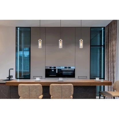 Globo Pendelleuchte Fanni 1-flammig Schwarz Matt-Rauchfarben 100 X 1200 Mm 3 Globo Pendelleuchte Fanni 1-flammig Schwarz Matt-Rauchfarben 100 X 1200 Mm