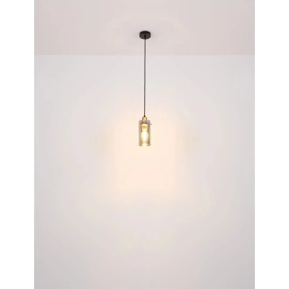 Globo Pendelleuchte Fanni 1-flammig Schwarz Matt-Rauchfarben 100 X 1200 Mm 7 Globo Pendelleuchte Fanni 1-flammig Schwarz Matt-Rauchfarben 100 X 1200 Mm – Bild 5