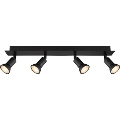 Globo Strahler Drew 4-flammig Schwarz Matt 500 X 60 X 90 Mm 6 Globo Strahler Drew 4-flammig Schwarz Matt 500 X 60 X 90 Mm – Bild 4