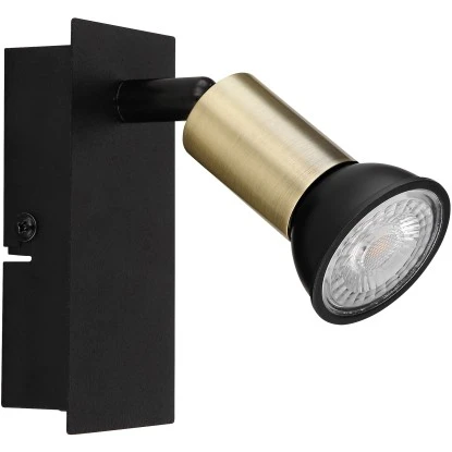 Globo Strahler Drew 1-flammig Schwarz Matt 60 X 105 Mm 5 Globo Strahler Drew 1-flammig Schwarz Matt 60 X 105 Mm – Bild 3