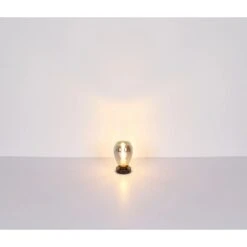 Globo Stehlampe Fanni 2-flammig Schwarz Matt-Rauchfarben 340 X 250 X 1600 Mm -Globo Lighting 9007371439799 3749 S 05