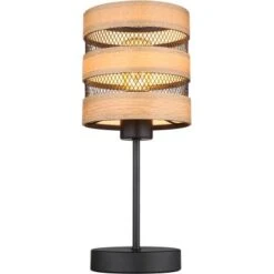 Globo Tischlampe Soeni 1-flammig Schwarz Matt 150 X 335 Mm 16 Globo Tischlampe Soeni 1-flammig Schwarz Matt 150 X 335 Mm -Globo Lighting 9007371439829 3749 S 04