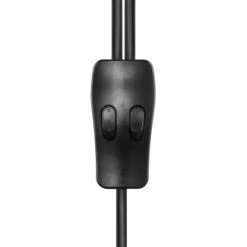 Globo Stehlampe Fitz 2-flammig Schwarz Matt-Gold Rauchfarben 510 X 250 X 1680 Mm -Globo Lighting 9007371439850 3749 CU 01