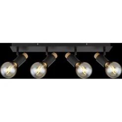 Globo Strahler Matti 4-flammig Schwarz Matt 655 X 80 X 145 Mm -Globo Lighting 9007371439874 3749 S 05