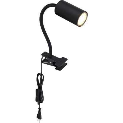 Globo Klemmstrahler Robby 1-flammig Schwarz Matt 290 X 100 X 415 Mm 4 Globo Klemmstrahler Robby 1-flammig Schwarz Matt 290 X 100 X 415 Mm – Bild 2