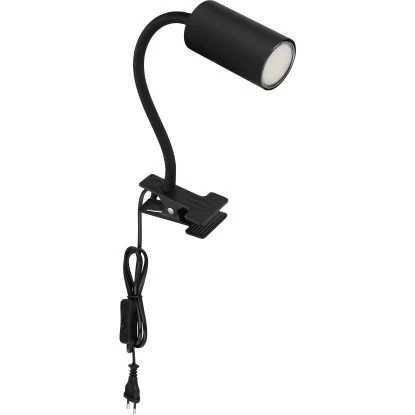 Globo Klemmstrahler Robby 1-flammig Schwarz Matt 290 X 100 X 415 Mm 5 Globo Klemmstrahler Robby 1-flammig Schwarz Matt 290 X 100 X 415 Mm – Bild 3