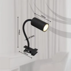 Globo Klemmstrahler Robby 1-flammig Schwarz Matt 290 X 100 X 415 Mm 9 Globo Klemmstrahler Robby 1-flammig Schwarz Matt 290 X 100 X 415 Mm -Globo Lighting 9007371439881 3749 S 03