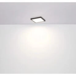 Globo LED-Deckenleuchte Lasse 1-flammig Schwarz 167 X 167 X 17 Mm -Globo Lighting 9007371439898 3749 S 08