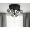 Globo Deckenleuchte Shaun 3-flammig Schwarz Matt-Rauchfarben 400 X 240 Mm -Globo Lighting 9007371439935 3749 AB 01