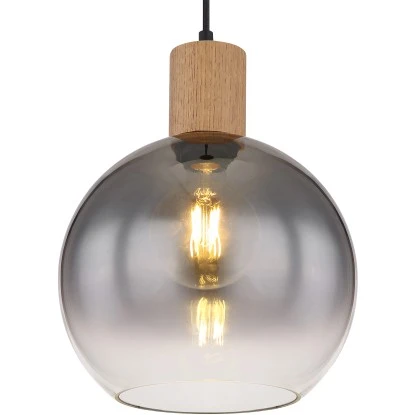 Globo Pendelleuchte Moitas 1-flammig Schwarz Matt-Rauchfarben 250 X 1200 Mm 10 Globo Pendelleuchte Moitas 1-flammig Schwarz Matt-Rauchfarben 250 X 1200 Mm – Bild 8