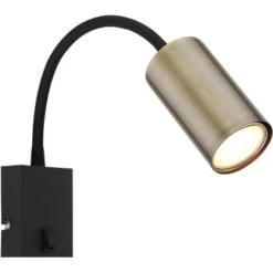 Globo Wandlampe Robby 1-flammig Schwarz Matt 70 X 440 Mm 9 Globo Wandlampe Robby 1-flammig Schwarz Matt 70 X 440 Mm -Globo Lighting 9007371440009 3749 CU 01