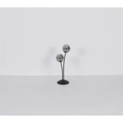 Globo Tischlampe Jorge 2-flammig Schwarz Matt-Rauchfarben 190 X 150 X 480 Mm -Globo Lighting 9007371440184 3749 S 06