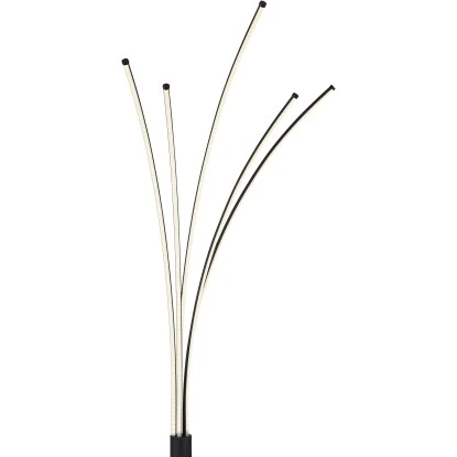 Globo LED-Stehlampe Bizzy 1-flammig Schwarz Matt 555 X 560 X 1870 Mm 4 Globo LED-Stehlampe Bizzy 1-flammig Schwarz Matt 555 X 560 X 1870 Mm – Bild 2