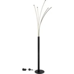 Globo LED-Stehlampe Bizzy 1-flammig Schwarz Matt 555 X 560 X 1870 Mm 18 Globo LED-Stehlampe Bizzy 1-flammig Schwarz Matt 555 X 560 X 1870 Mm -Globo Lighting 9007371440276 3749 S 05