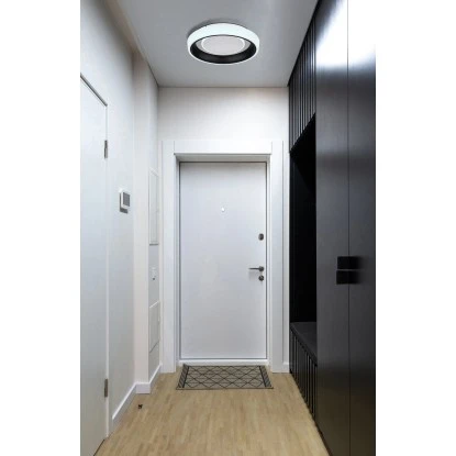 Globo LED-Deckenleuchte Tabano 1-flammig Schwarz Matt 500 X 95 Mm 3 Globo LED-Deckenleuchte Tabano 1-flammig Schwarz Matt 500 X 95 Mm