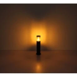 Globo Außenleuchte 2-flammig Schwarz Matt Rauchfarben 102 X 380 Mm -Globo Lighting 9007371440757 3749 S 06