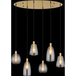 Globo Pendelleuchte 6-flammig 970 X 325 X 1300 Mm 16 Globo Pendelleuchte 6-flammig 970 X 325 X 1300 Mm -Globo Lighting 9007371440832 3749 S 05