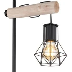 Globo Tischlampe 1-flammig Schwarz Matt 330 X 180 X 550 Mm -Globo Lighting 9007371440849 3749 CU 01