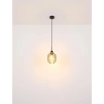 Globo Deckenleuchte 3-flammig Schwarz Matt-Rauchfarben 450 X 330 Mm 8 Globo Deckenleuchte 3-flammig Schwarz Matt-Rauchfarben 450 X 330 Mm – Bild 6