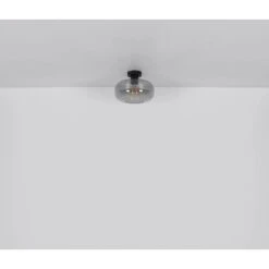 Globo Pendelleuchte 1-flammig Schwarz Matt-Rauchfarben 280 X 1200 Mm -Globo Lighting 9007371441211 3749 S 06