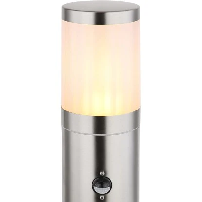 Globo Außenleuchte 1-flacmig Silber Glänzend Ø 14 Cm X 50 Cm 5 Globo Außenleuchte 1-flacmig Silber Glänzend Ø 14 Cm X 50 Cm – Bild 3