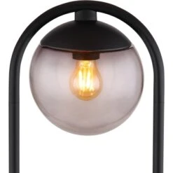 Globo Außenleuchte 1-flammig Schwarz Matt-Rauchfarben 319 X 1000 Mm -Globo Lighting 9007371441389 3749 1