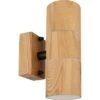 Globo Außenleuchte 2-flammig Holzoptik Ø 6 Cm X 16,5 Cm -Globo Lighting 9007371441532 3749 S 03