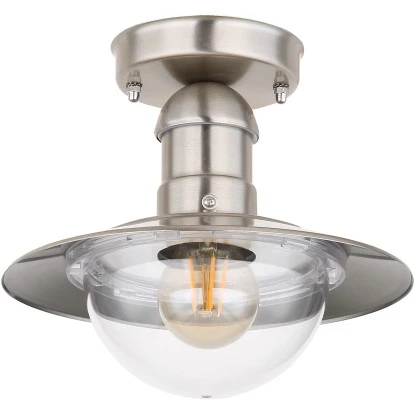 Globo Außenleuchte Linda 1-flammig Edelstahl 236 X 215 Mm 5 Globo Außenleuchte Linda 1-flammig Edelstahl 236 X 215 Mm – Bild 3