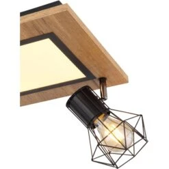 Globo LED-Deckenleuchte Priska 3-flammig Schwarz Matt 300 X 300 X 225 Mm 29 Globo LED-Deckenleuchte Priska 3-flammig Schwarz Matt 300 X 300 X 225 Mm -Globo Lighting 9007371442386 3749 CU 01