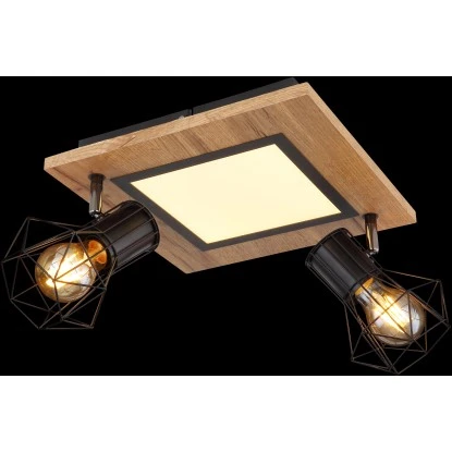 Globo LED-Deckenleuchte Priska 3-flammig Schwarz Matt 300 X 300 X 225 Mm 7 Globo LED-Deckenleuchte Priska 3-flammig Schwarz Matt 300 X 300 X 225 Mm – Bild 5