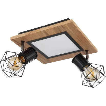 Globo LED-Deckenleuchte Priska 3-flammig Schwarz Matt 300 X 300 X 225 Mm 5 Globo LED-Deckenleuchte Priska 3-flammig Schwarz Matt 300 X 300 X 225 Mm – Bild 3