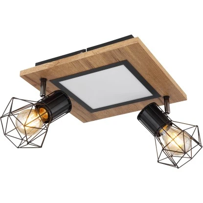 Globo LED-Deckenleuchte Priska 3-flammig Schwarz Matt 300 X 300 X 225 Mm 10 Globo LED-Deckenleuchte Priska 3-flammig Schwarz Matt 300 X 300 X 225 Mm – Bild 8