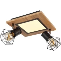 Globo LED-Deckenleuchte Priska 3-flammig Schwarz Matt 300 X 300 X 225 Mm 24 Globo LED-Deckenleuchte Priska 3-flammig Schwarz Matt 300 X 300 X 225 Mm -Globo Lighting 9007371442386 3749 S 08