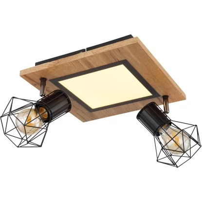 Globo LED-Deckenleuchte Priska 3-flammig Schwarz Matt 300 X 300 X 225 Mm 11 Globo LED-Deckenleuchte Priska 3-flammig Schwarz Matt 300 X 300 X 225 Mm – Bild 9